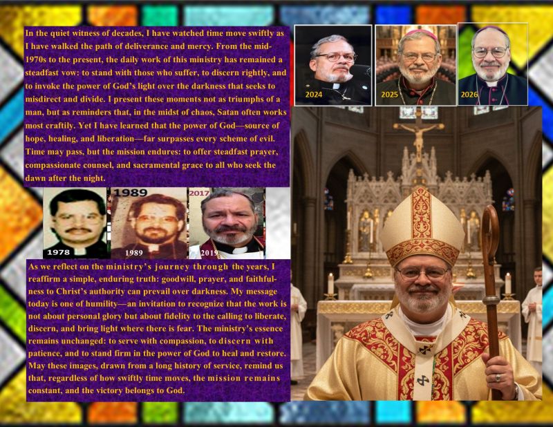 Over the years - with Archbishop